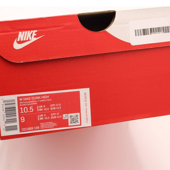 Nike Dunk High Cashmere (W) Women's Size 10.5- DD1869 108 - Picture 10 of 10